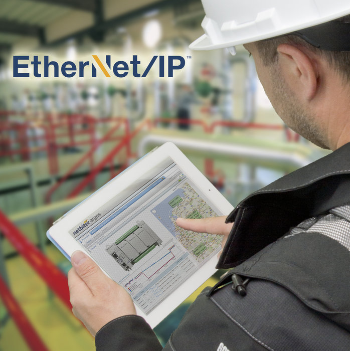 Оборудование, подключенное к сети EtherNet/IP, теперь доступно для дистанционного контроля и управления с помощью устройства Netbiter.